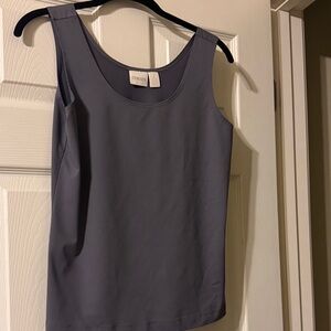 Chico's Scoop Neck Tank Top - Slate